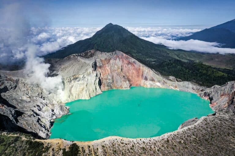 Ijen volcanic crater, Java